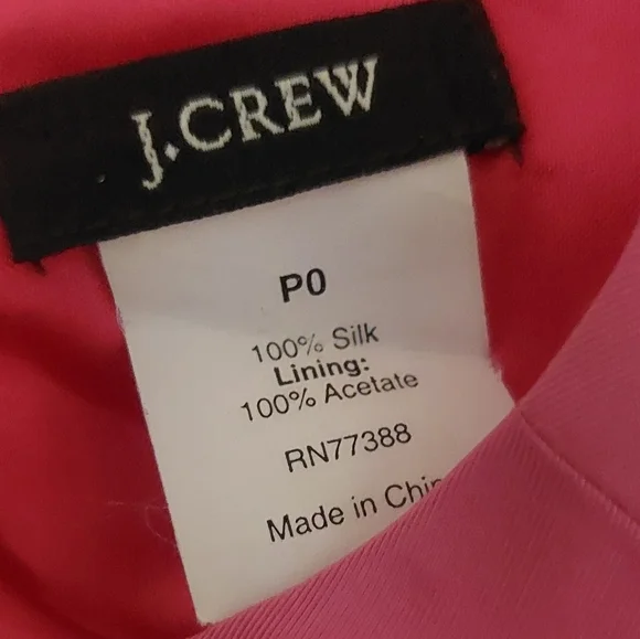 J.Crew 100% Silk Pink Dress - Picture 6 of 6